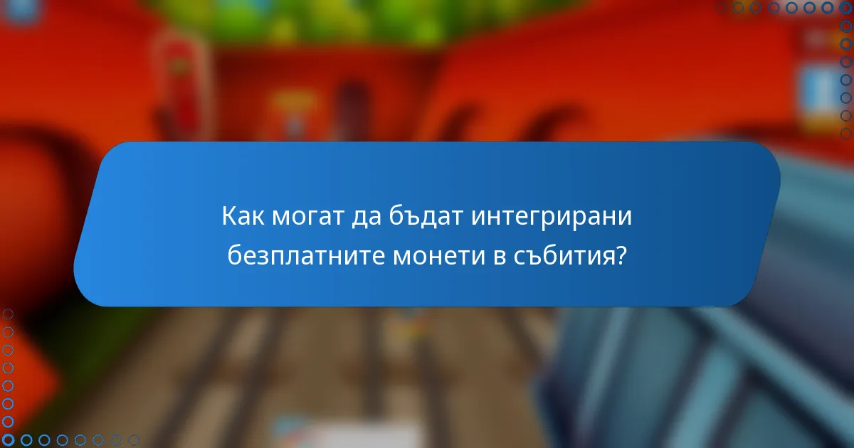 Как могат да бъдат интегрирани безплатните монети в събития?